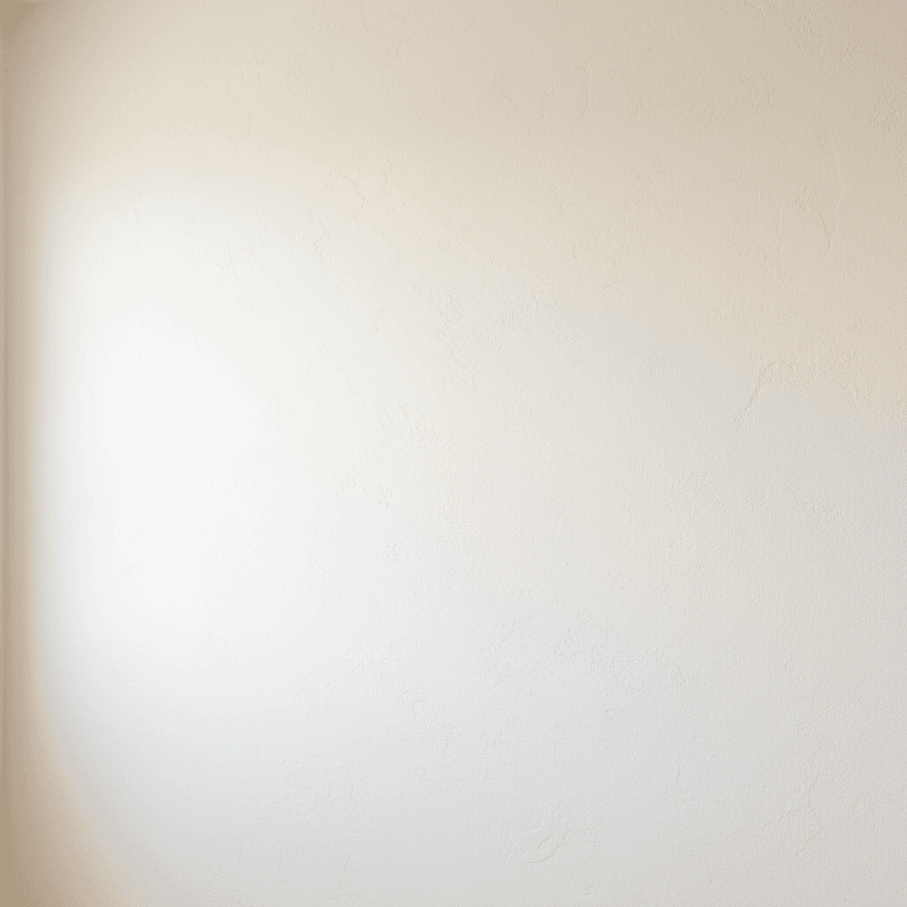 Kalkstuc muur met subtiele textuur in een licht interieur